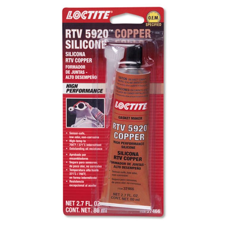 Loctite 5920 Copper RTV Silicone Gasket Maker 80ml Tube